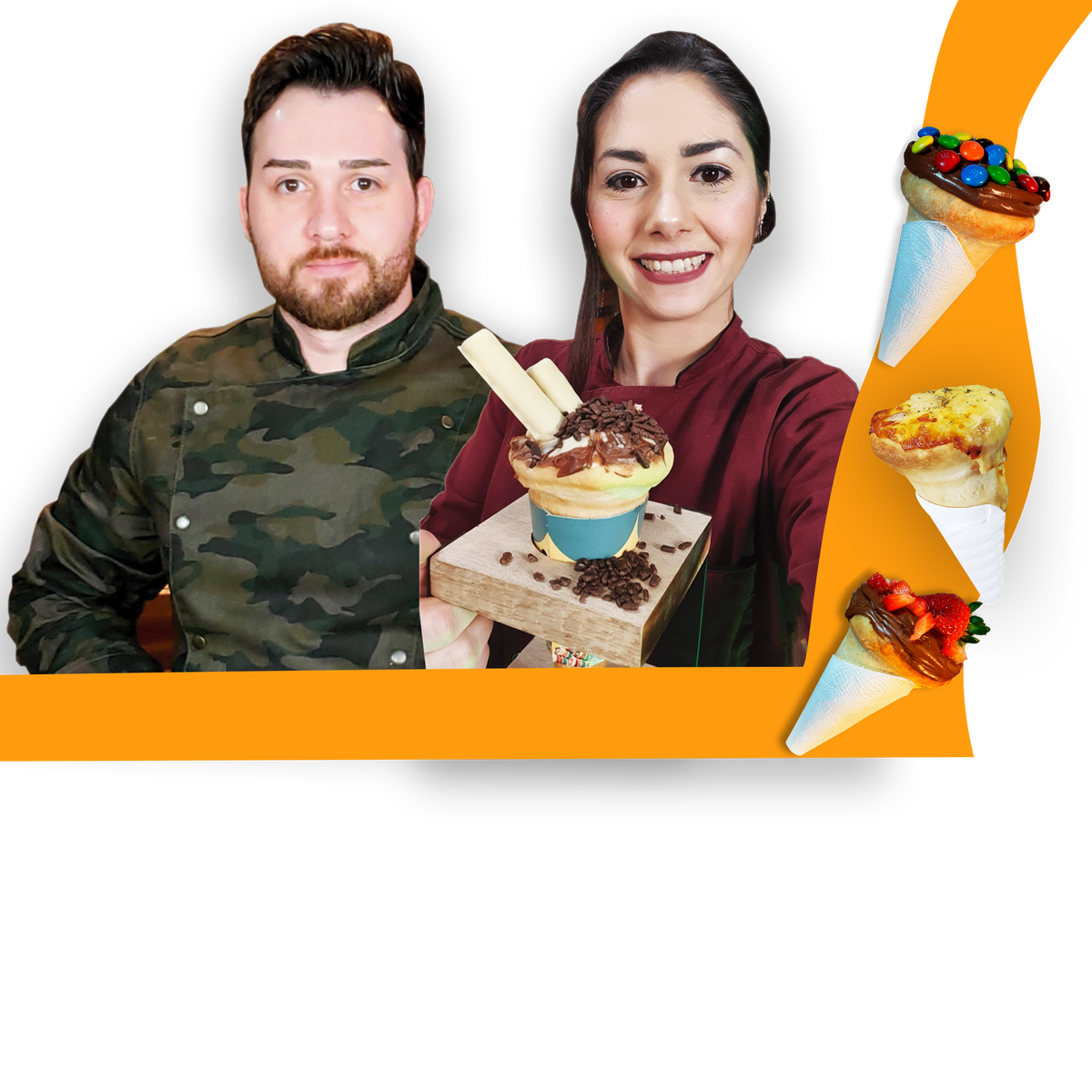 Chef Neto Barboza e Chef Aline